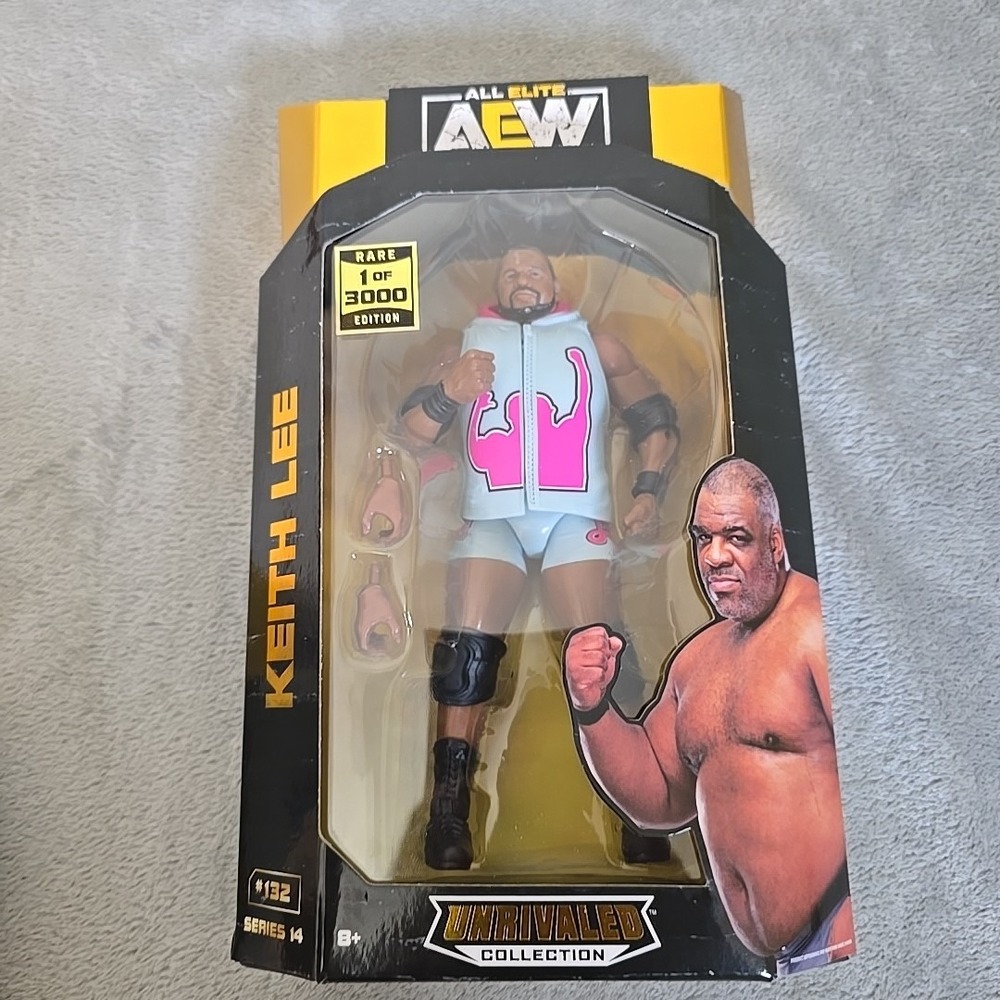 2024 AEW Jazwares Unrivaled 1of3000 Series 14 #132 Keith Lee Lot Rare/Regular - Picture 3 of 4